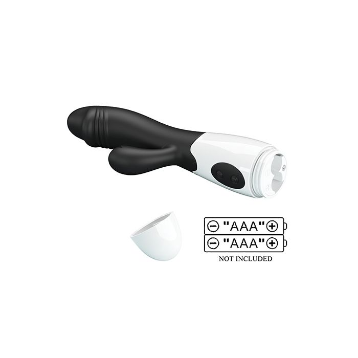 Pretty Love Snappy Rabbit Vibrator - Black
