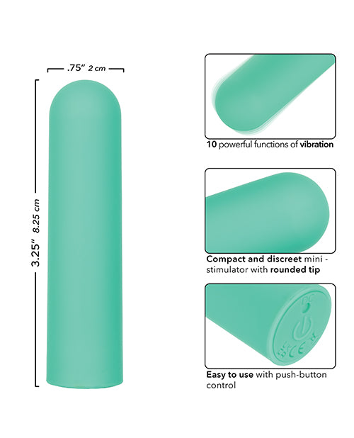 Turbo Buzz Rounded Bullet Stimulator – Green