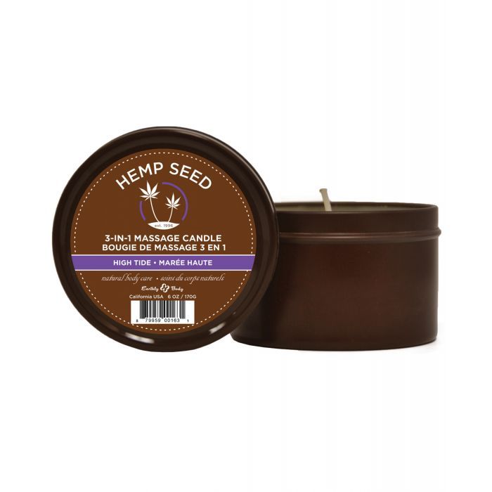 Earthly Body Suntouched Hemp Candle - 6 Oz Round Tin
