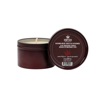 Earthly Body Suntouched Hemp Candle - 6 Oz Round Tin