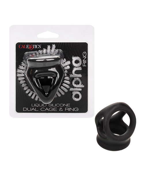 Alpha Liquid Silicone Dual Cage & Ring Shipmysextoys