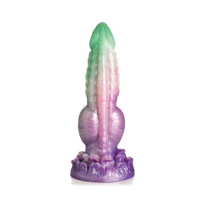 Creature Cocks Aqua Phoenix Silicone Dildo - Multi Color