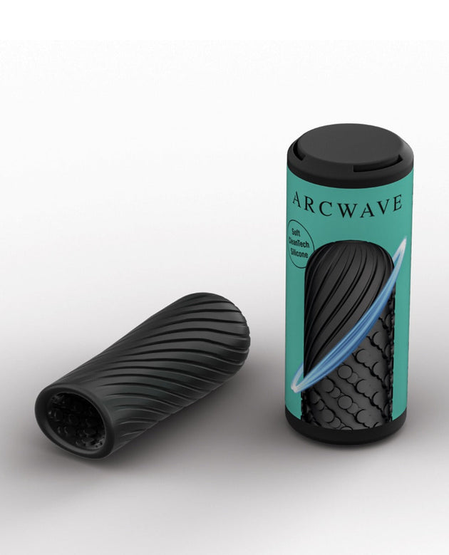 Arcwave Ghost, a reversible textured stroker with CleanTech Silicone for enhanced pleasure