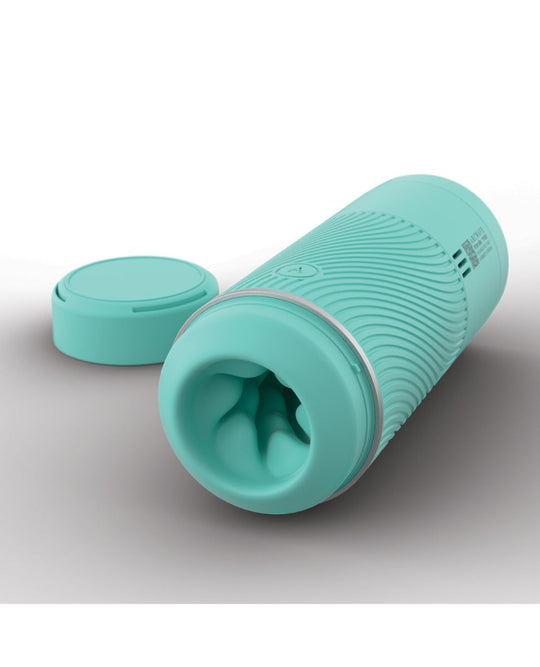  Arcwave Pow Stroker in mint, half side view highlighting its sleek design and textured CleanTech Silicone.