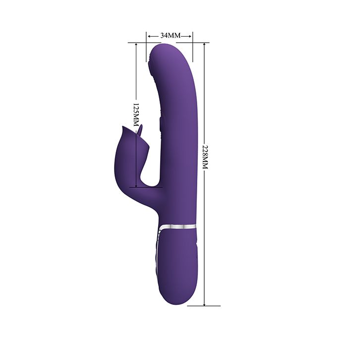 Pretty Love Gigi 3-in-1 Twinkled Tenderness Rabbit – Purple