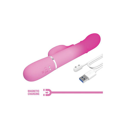 Pretty Love Shima Vertical & Horizontal Beads Rabbit - Pink