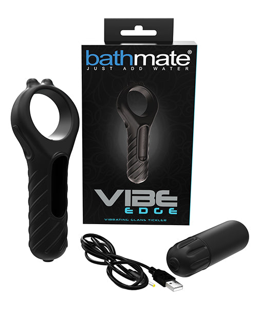 Bathmate Vibe Edge Glans Tickler - Black Shipmysextoys