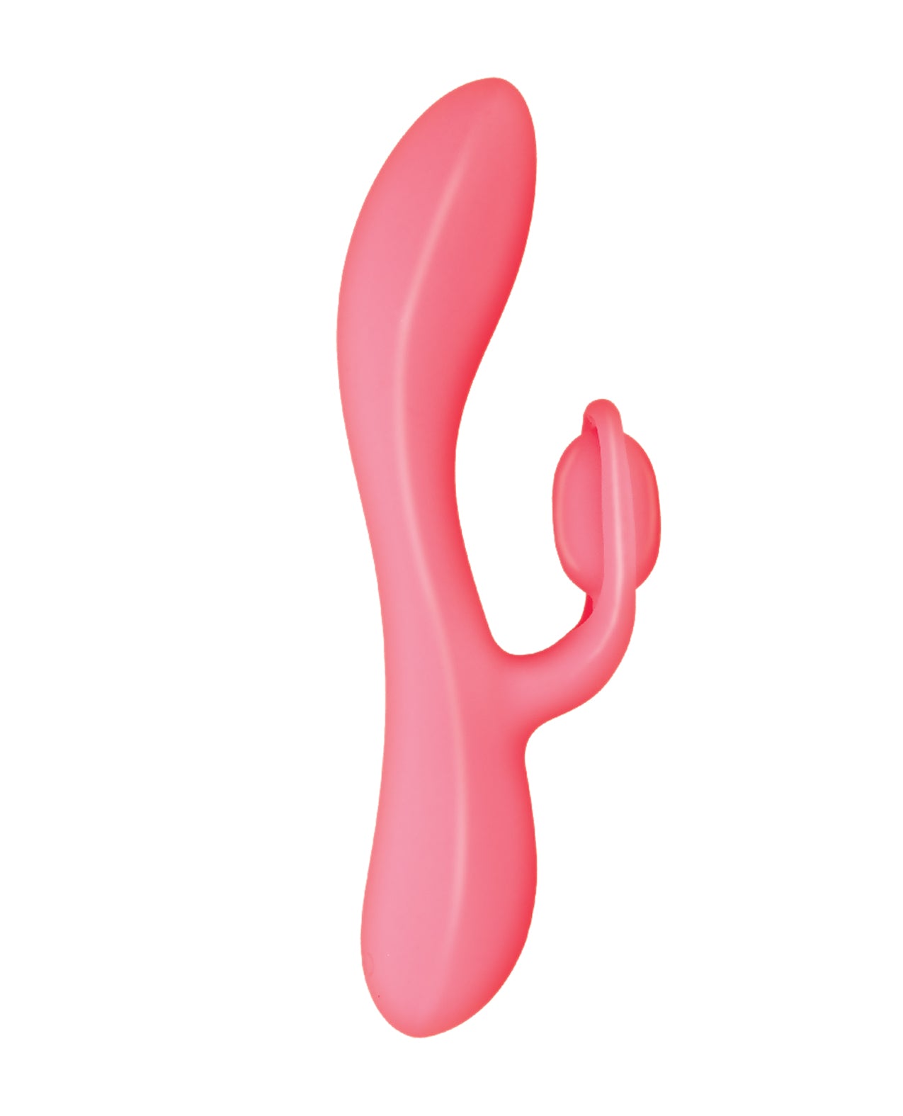 Silicone  G-Spot Rabbit Style Vibrator  Side View 