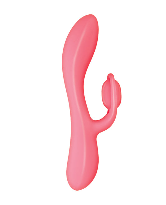 Silicone  G-Spot Rabbit Style Vibrator  Side View 