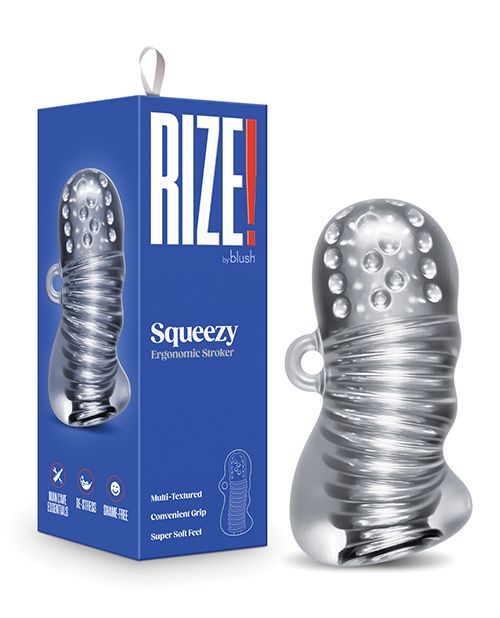 Blush Rize Squeezy - Clear Shipmysextoys