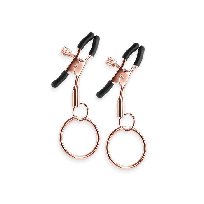 Bound Nipple Clamps - Rose Gold