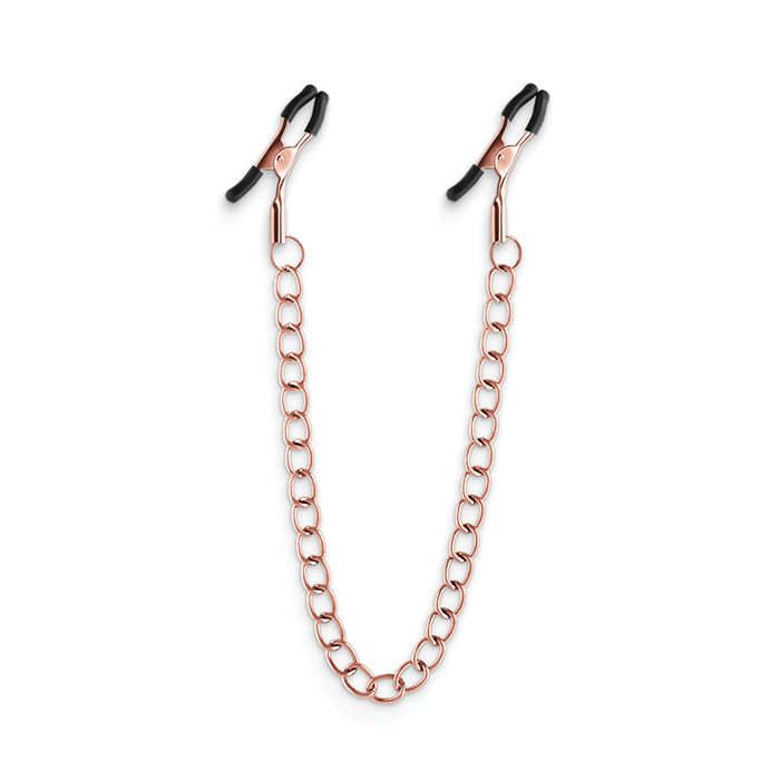 Bound Nipple Clamps - Rose Gold