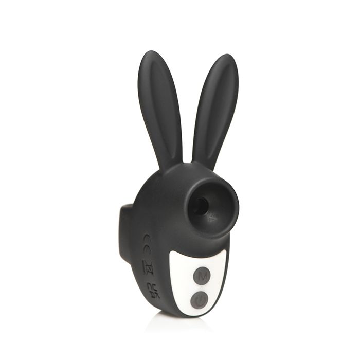 SheGasm Sucky Bunny Clit Stimulator – Black