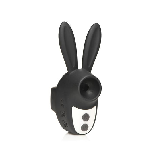SheGasm Sucky Bunny Clit Stimulator – Black