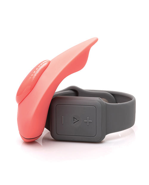 Clandestine Devices Companion Panty Vibe w/Wearable Remote - Coral Shipmysextoys