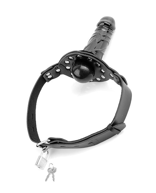 Deluxe Ball Gag With Dong Shipmysextoys