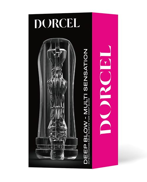 Dorcel Deep Blow Multi Sensation Sleeve - Clear Shipmysextoys