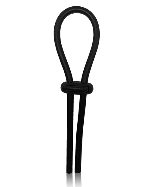 Rock Solid Lasso Single Adjustable Lock Black Silicone