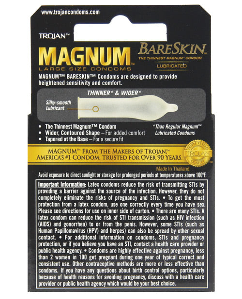 Trojan Magnum Bareskin Condoms