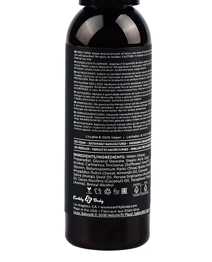 Earthly Body Hemp Seed By Night Edible Lotion - 2 Oz