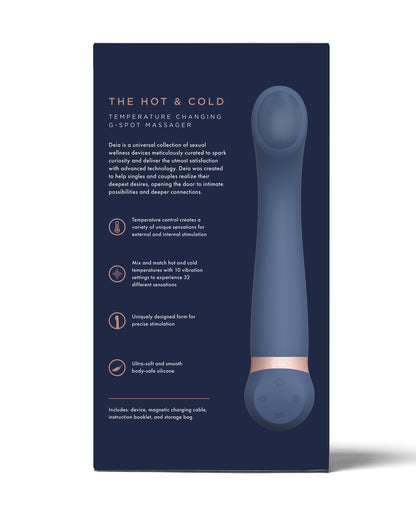Deia Hot & Cold Heating & Cooling Vibrator – Navy