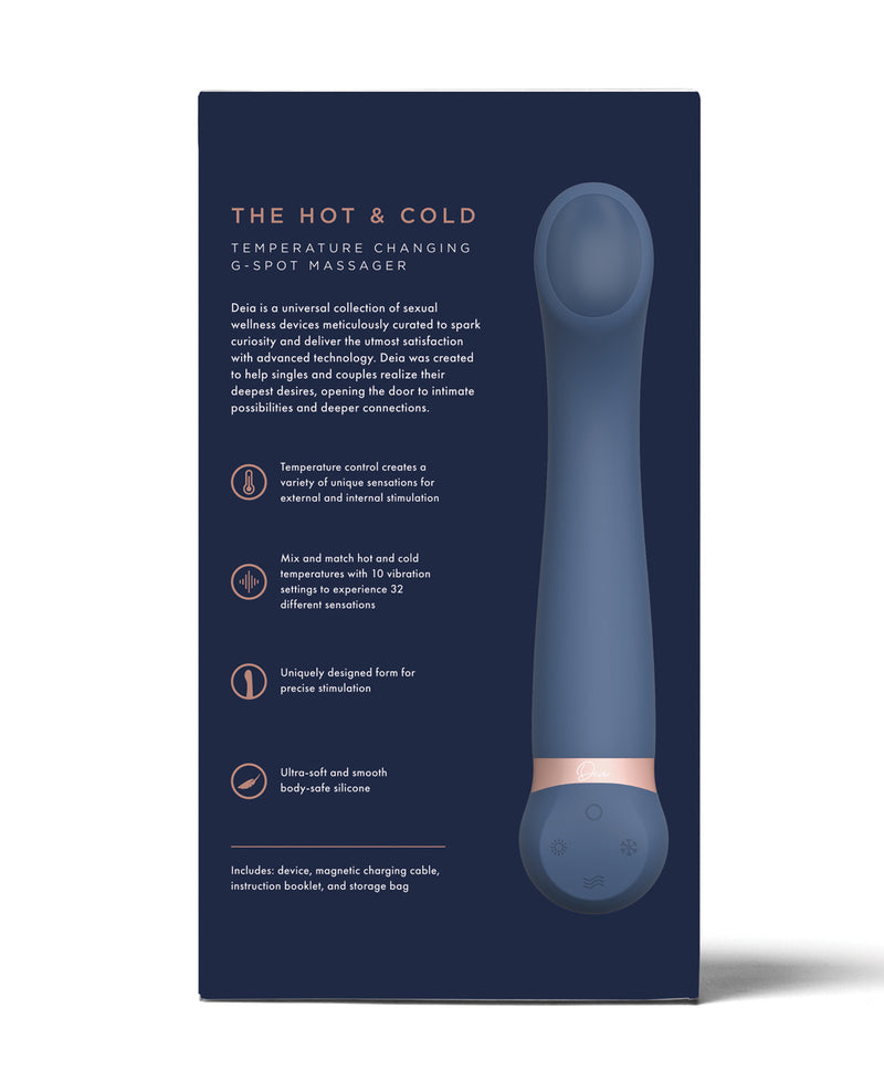 Deia the Hot & Cold Heating & Cooling Vibrator - Navy