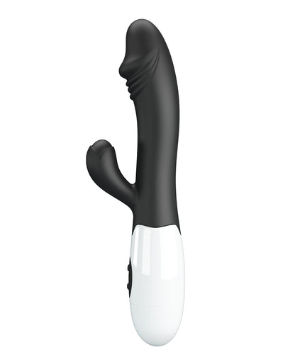 Pretty Love Snappy Rabbit Vibrator - Black