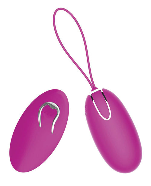 Pretty Love Joyce Vibrating Egg w/Remote Control - Fuchsia