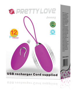 Pretty Love Jenny Remote Control Bullet Vibe - Fuchsia