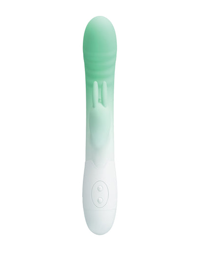 Pretty Love Cerberus Licking Rabbit Vibrator  - Aqua Ombre