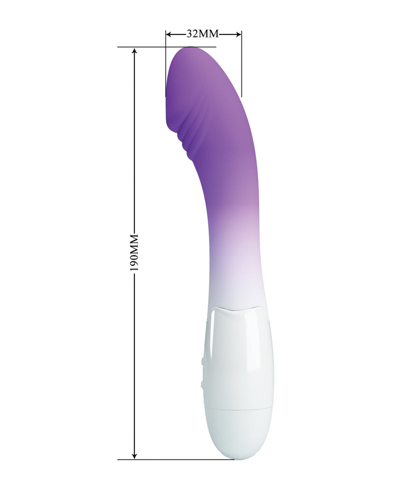 Pretty Love Elemental G-Spot Realistic Vibrator - Purple Ombre