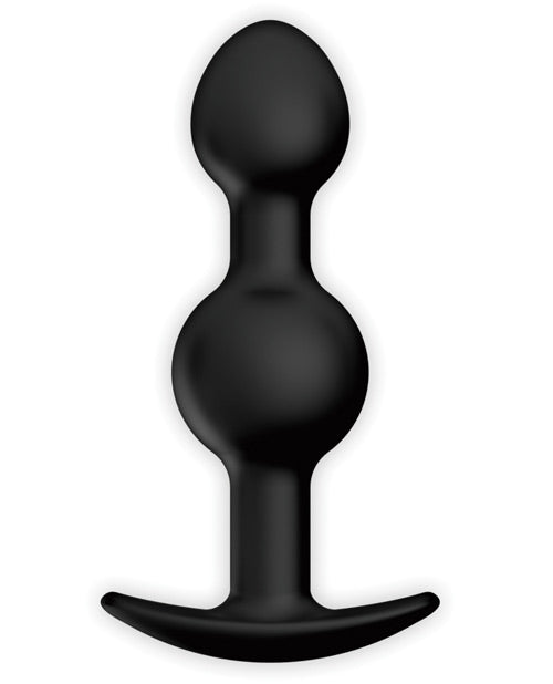 Pretty Love Silicone Anal Plug W/ball - Black