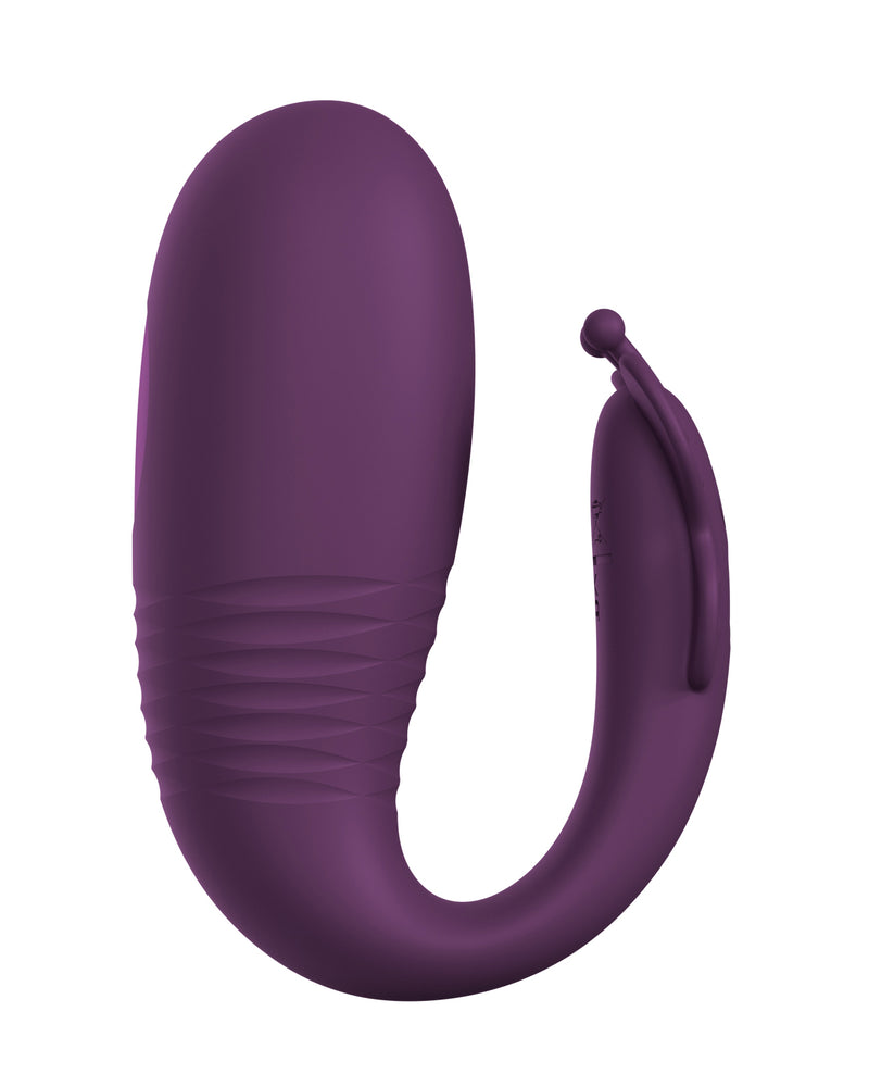 Pretty Love Klay App-Enabled Thrusting Hands-Free Vibrator - Purple