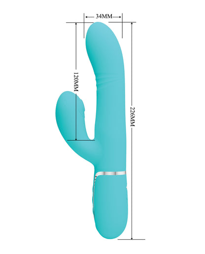 Pretty Love Mariana 4-in-1 Twinkled Tenderness Rabbit – Aqua