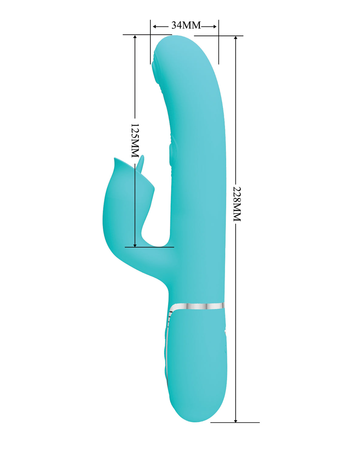 Pretty Love Gigi 3-in-1 Twinkled Tenderness Rabbit – Aqua