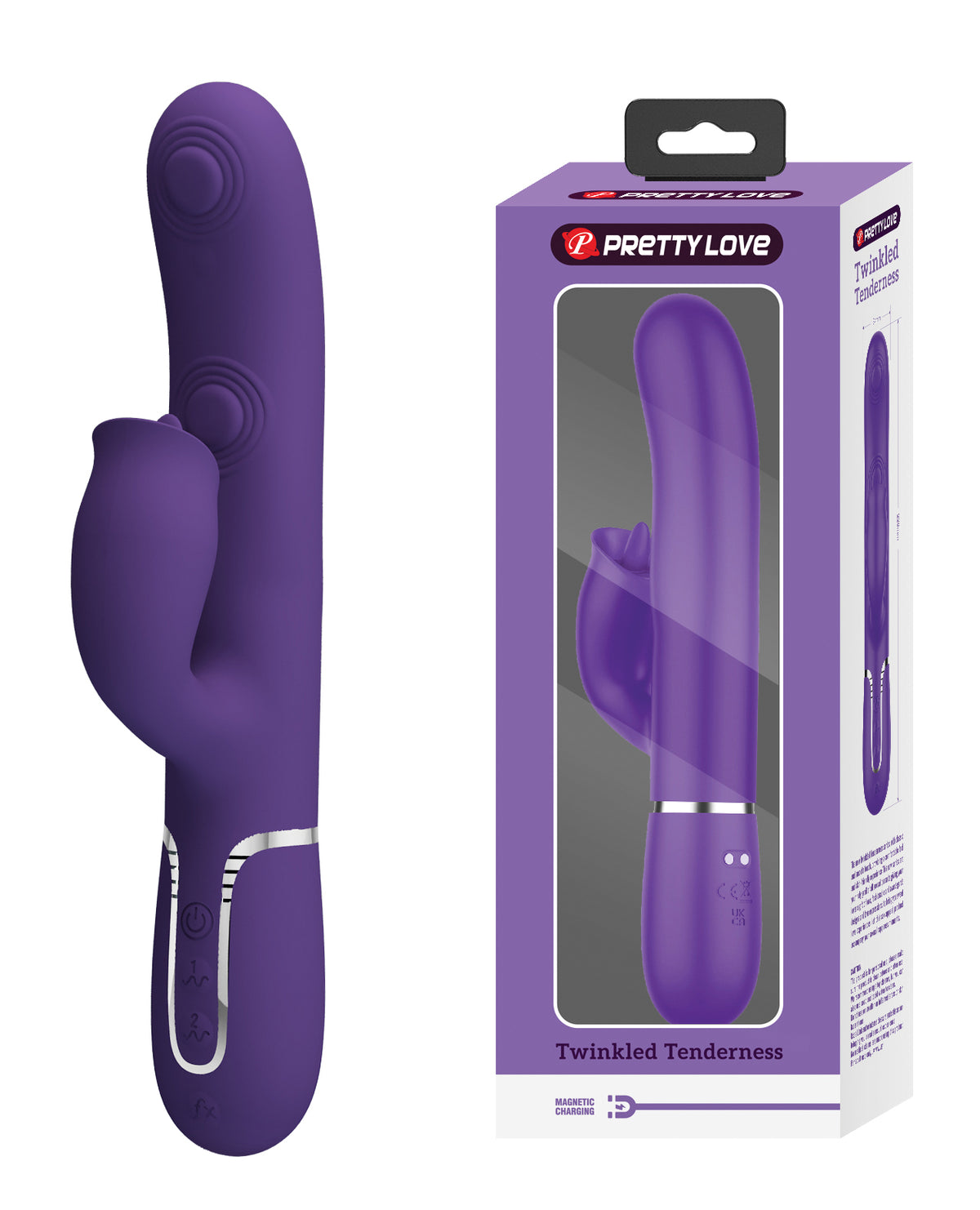 Pretty Love Gigi 3-in-1 Twinkled Tenderness Rabbit – Purple