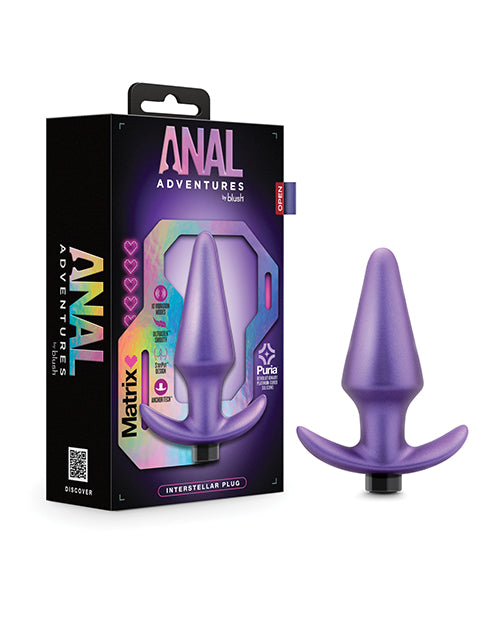 Blush Anal Adventures Matrix Interstellar Plug - Astro Violet