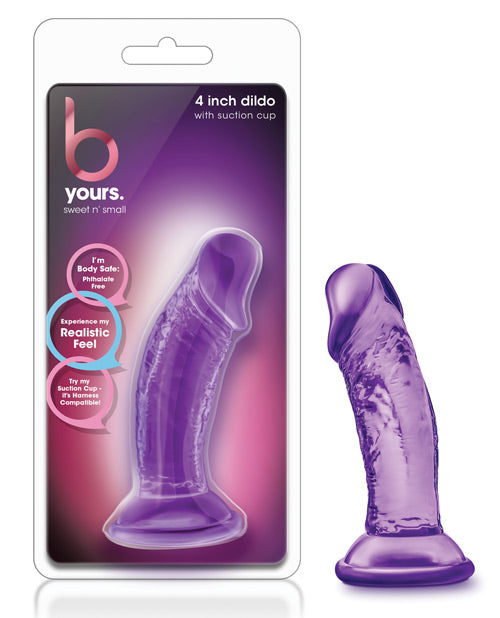 Blush B Yours Sweet N Small 4" Dildo With Suction Cup