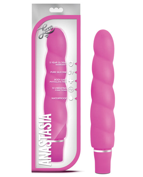 Blush Luxe Anastasia Silicone Vibrator – Pink