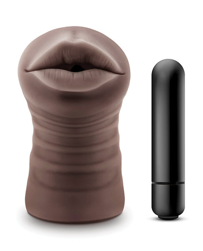Blush EnLust Mouth Stroker w/Vibrating Bullet - Krystal