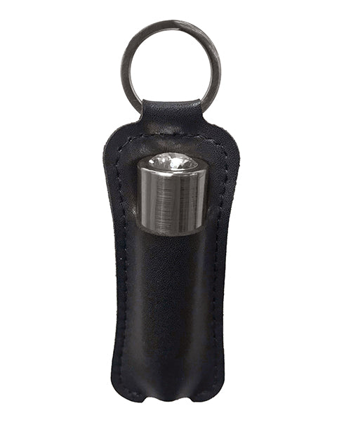 First Class Mini Rechargeable Bullet w/Crystal - 9 Functions Gun Metal