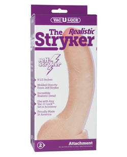 Vac-U-Lock 9" Stryker Realistic - White