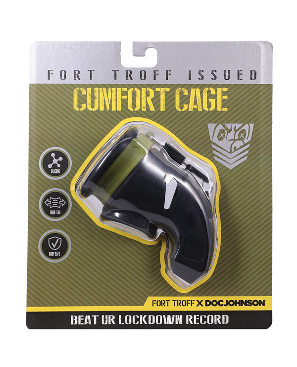 Fort Troff CUMfort Cage Chasity Cage - Black