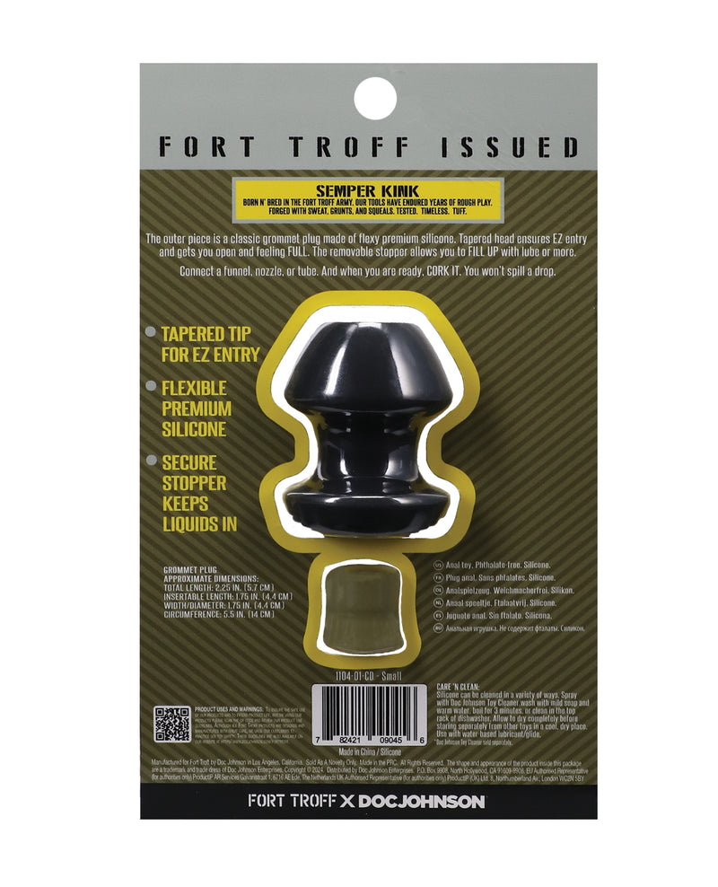 Fort Troff Kum Keeper Anal Plug - Black