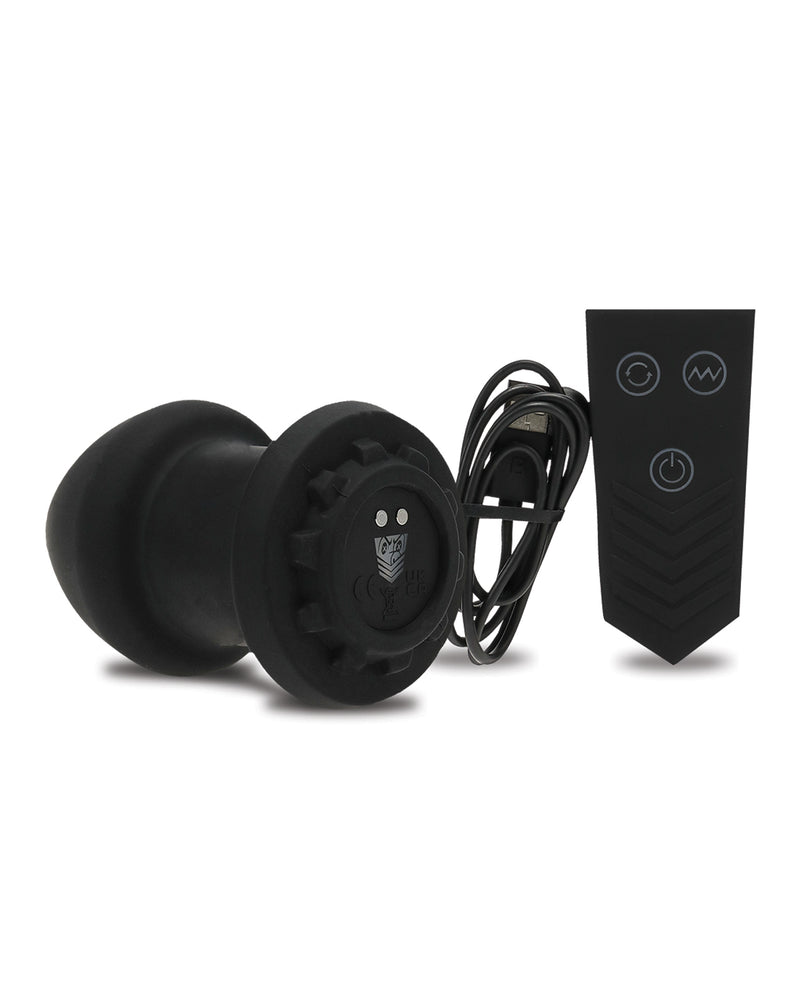 Fort Troff Robo Rimmer Vibrating Anal Plug w/Remote Control - Black