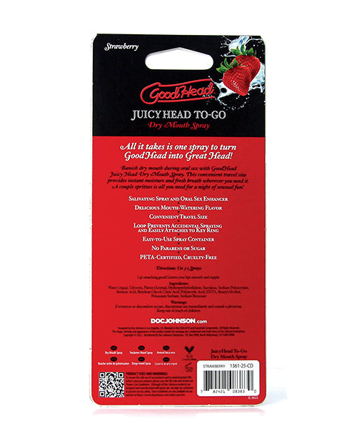 Goodhead Juicy Head Dry Mouth Spray To Go - .30 Oz