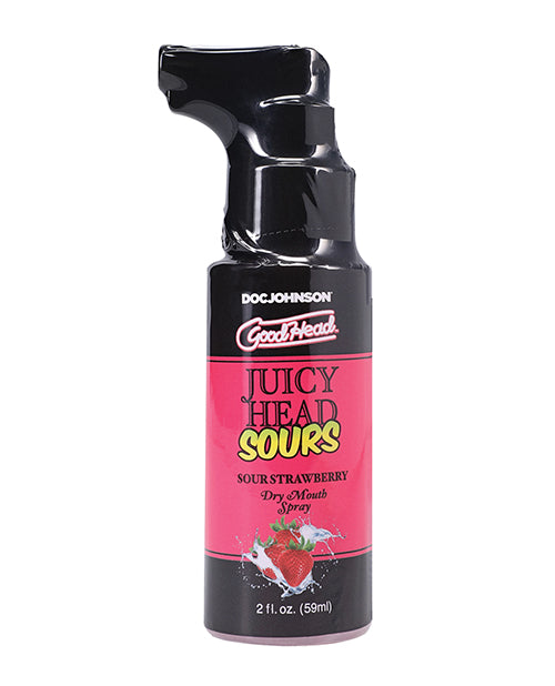 GoodHead Juicy Head Dry Mouth Spray - 2 oz Spray Bottle Sour Strawberry