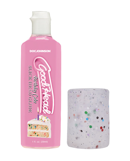 GoodHead Birthday Cake Blowjob Set - 1 oz Bottle Birthday Cake