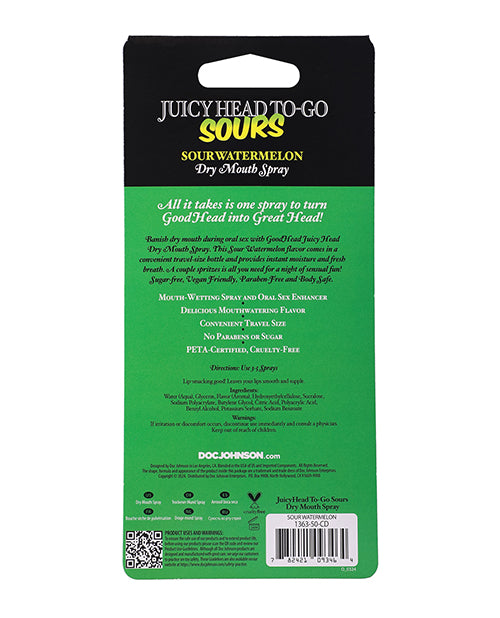 GoodHead Juicy Head Dry Mouth Spray To-Go - .30 oz Sour Watermelon