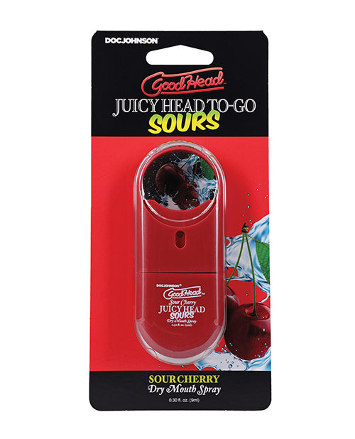 GoodHead Juicy Head Dry Mouth Spray To-Go - .30 oz Sour Blue Cherry